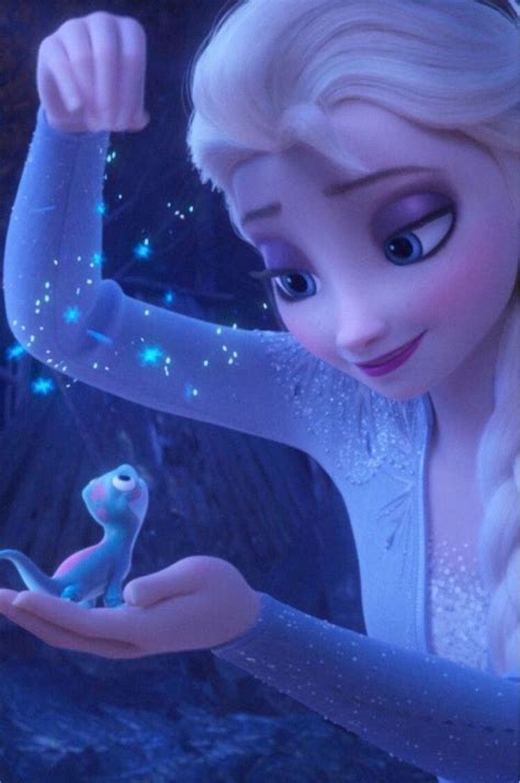 The Frozen Princess Is Holding Her Hand Out