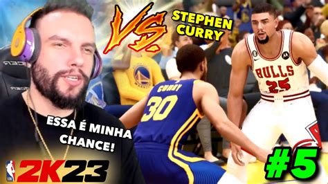 Nba K Modo Carreira Enfrentei Stephen Curry E O Warriors Pela