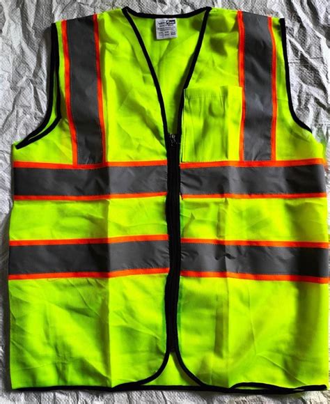 Unisex Cotton Green Reflective Safety Jacket For Construction Size Free Size At Rs 242piece