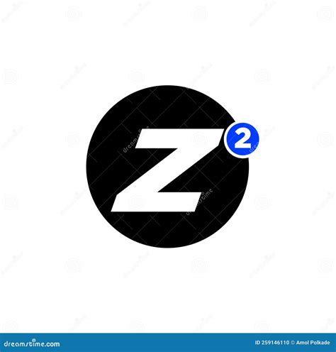 Z2 Nombre De La Empresa Letras Iniciales Monograma Icono De Z2