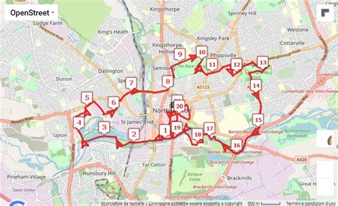 The Amazing Northampton Run Half Marathon Course Gpx