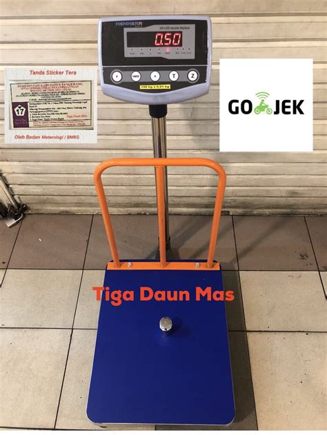 Jual Timbangan Digital Barang Lantai Bench Scale 100 Kg 150 Kg