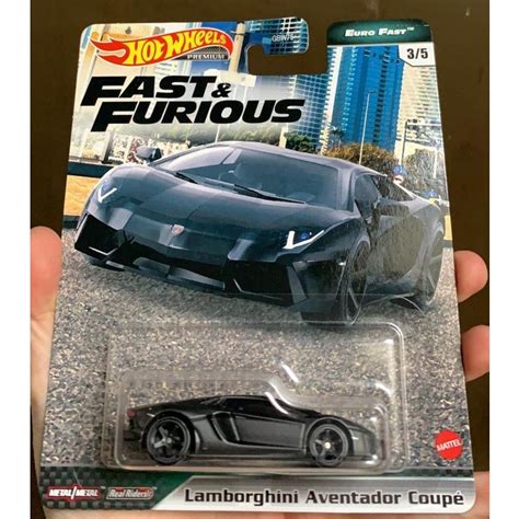 Jual Hot Wheels Lamborghini Aventador Coupe Fast Furious Euro Fast Best