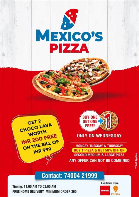 Mexicos Pizza Menu Menu For Mexicos Pizza Malad West Western