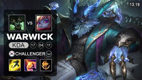 Warwick Vs Poppy Top Kr Challenger Patch Season Youtube