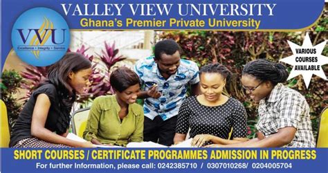 Valley View University Admission Requirements and Application Process