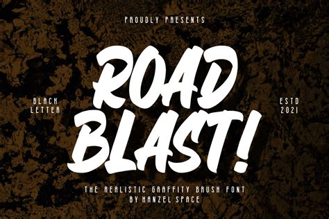 Road Blast Free Display Fonts Fonts