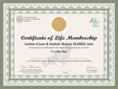 Free Life Membership Certificate Templates - Printable Templates