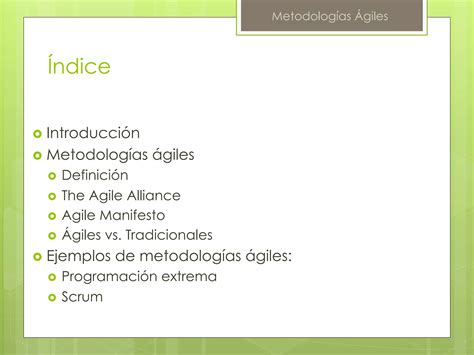 Metodologías Ágiles Scrum y XP PPT