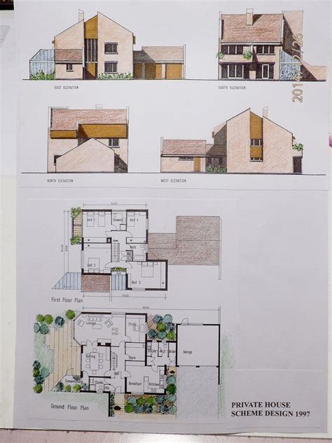 HOUSE SKETCH DESIGN | Architecture blueprints, Architecture design sketch, Architecture design ...