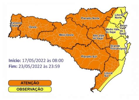 Defesa Civil de SC chama atenção para frio intenso e caracterização de