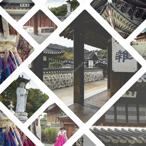 Collage Of Seoul South Korea Images Travel Background My Stock