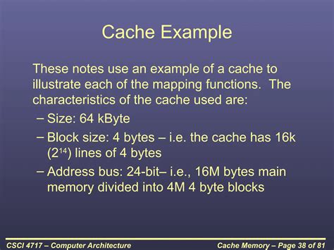 cache computer architecture  orgppt