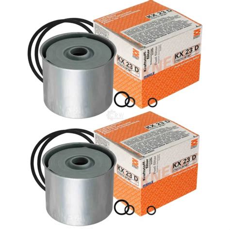 2X MAHLE KNECHT KX 23D Kraftstofffilter Fuel Filter EUR 23 95