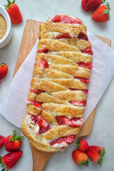 Strawberry And Cream Cheese Strudel Recipe