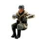 Figur Deutsche Panzer Mannschaft Wehrmacht Winter Soldat Stehend Ww