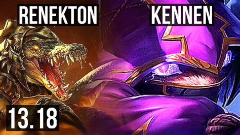 RENEKTON Vs KENNEN TOP Rank 6 Renekton 1 7M Mastery Legendary 13