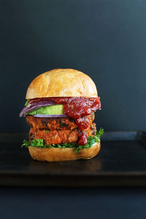 Sweet Potato Black Bean Burger Minimalist Baker Recipes