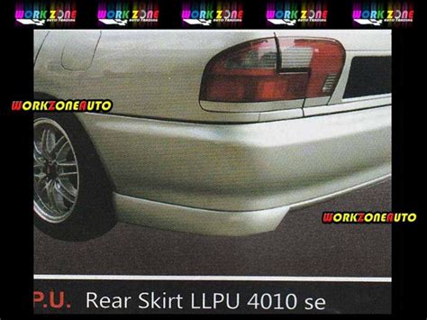 Llpu Proton Wira Aeroback Pu Rear Skirt Se Body Kit Bodykit Lazada