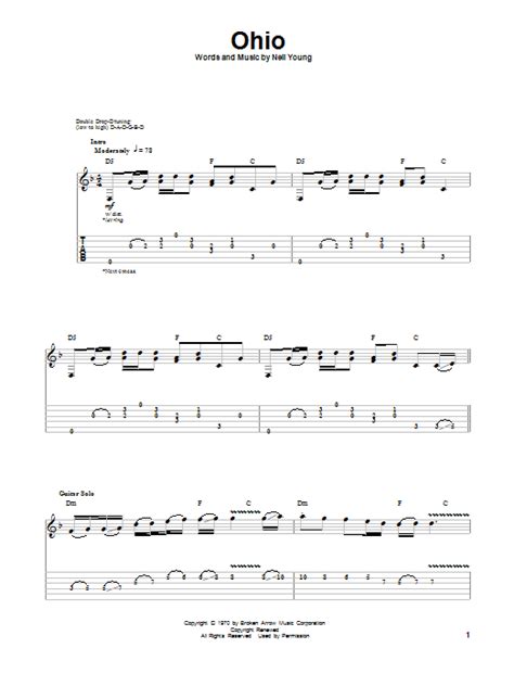 Ohio by Neil Young - Guitar Tab Play-Along - Guitar Instructor