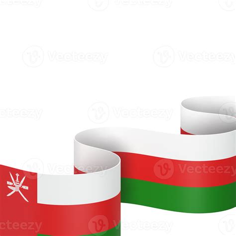 Oman Flag Design National Independence Day Banner Element Transparent