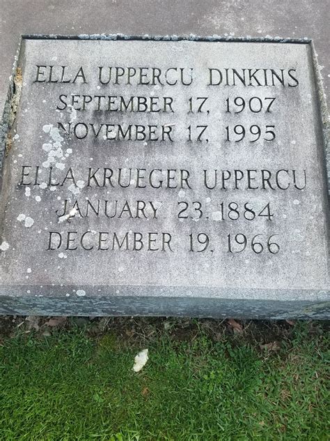 Ella Amelia Krueger Uppercu 1884 1966 Find A Grave Memorial