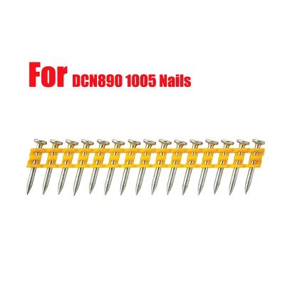 Yellow Concrete Nails Used For Dcn V Xr Cordless Brushless