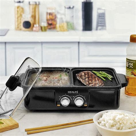 Jual Idealife Pemanggang Bbq Electric Grill Shabu Alat Panggang