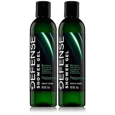 Defense Soap Peppermint Body Wash Shower Gel Oz Pack Ebay