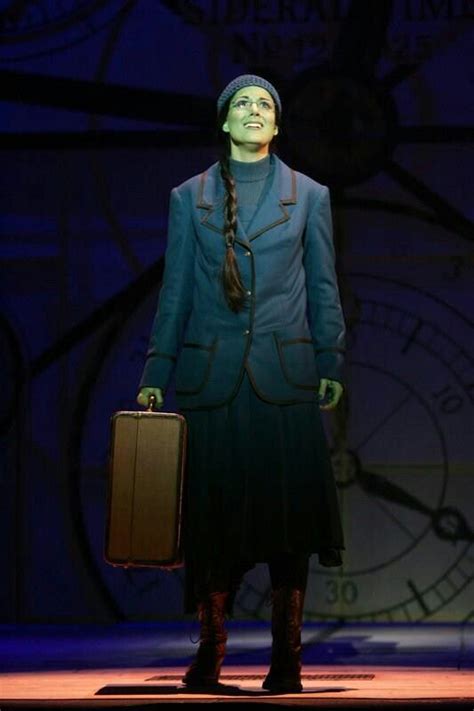 Stephanie J Block In Costume As School Age Elphaba In Wicked The