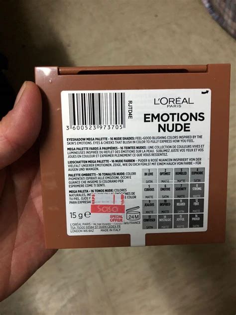 LOréal Paris emotions nude 01 美容化妝品 健康及美容 眼部護理 Carousell