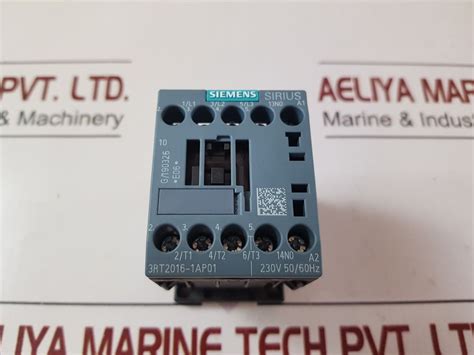 SIEMENS SIRIUS 3RT2016 1AP01 CONTACTOR 230V 50 60HZ Aeliya Marine