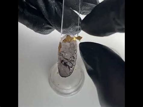 Эфект камня на ногтях - YouTube