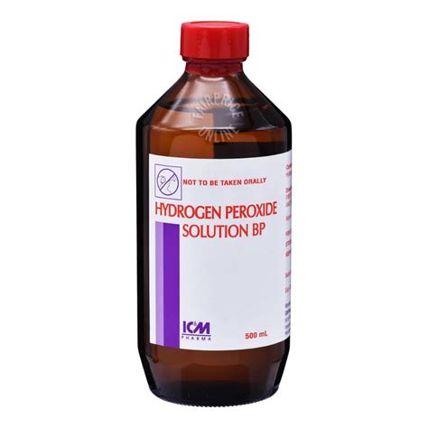 ICM Pharma Hydrogen Peroxide Solution Bp 500Ml Shopee Singapore