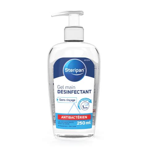 GEL ANTIBACTÉRIEN POUR LES MAINS STERIPAN