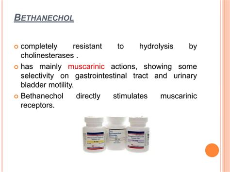 Parasympathomimetics Cholinergic Agonistspptx