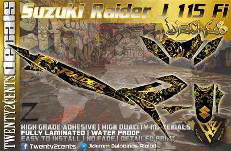 High Quality Decals And Stickers For Raider J Fi Circuit Lazada Ph