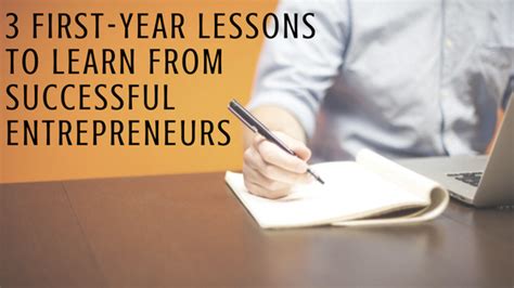 3 First-Year Lessons To Learn From Successful Entrepreneurs | by Tom ... 
