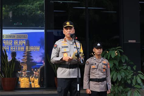 Polri Gelar Operasi Puri Agung Untuk Kawal Wwf Di Bali