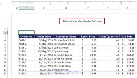 How to Add, Format & Remove Titles in Excel (Complete Guideline ...