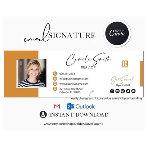 Email Signature Template For Real Estate Agents Email Signature