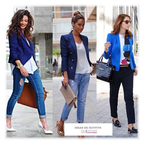 Introducir Imagen Outfit Con Blazer Azul Abzlocal Mx