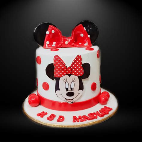 Minnie Mouse Theme Cake Tcs Sentiments Express