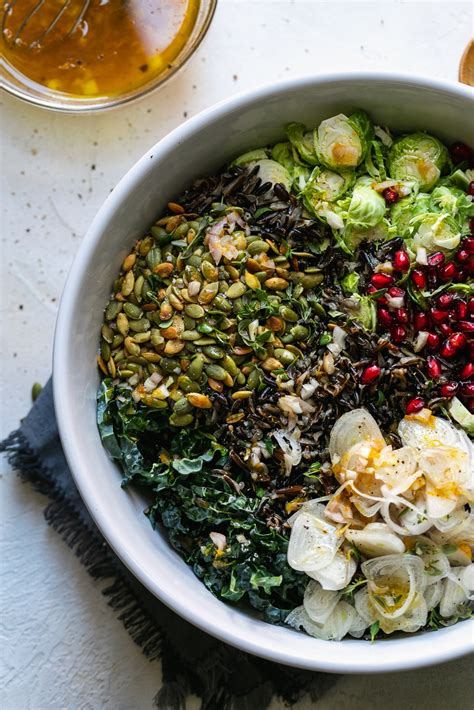 Crunchy Wild Rice Salad With Orange Maple Vinaigrette