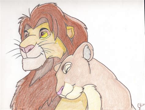 Lion King-Simba and Nala by Roxysurferchick on deviantART