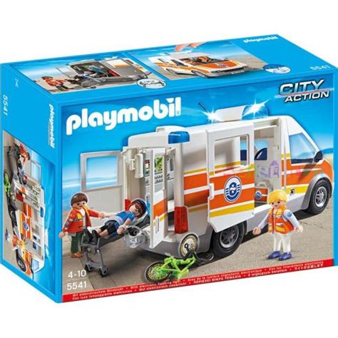 Playmobil City Action Ambulance Avec Secouristes Playmobil