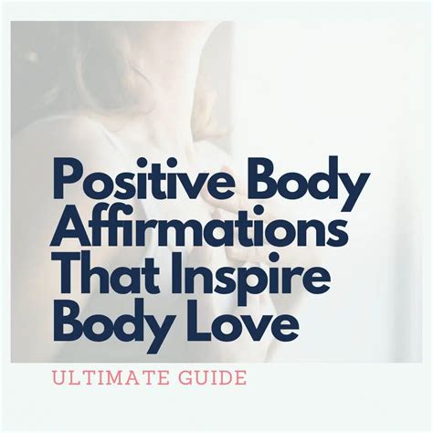 42 Positive Body Affirmations To Inspire More Body Love Nourishher