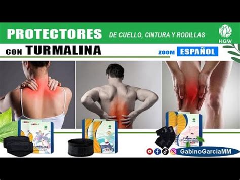 HGW Protectores Con Turmalina Para Cuello Cintura Y Rodillas YouTube