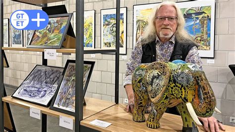 Ausstellungseröffnung in Duderstadt Ingo Schwan zeigt seine Bilder in