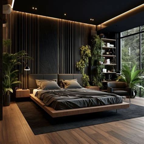 MODERN DARK BEDROOM IDEAS | Modern bedroom, Bedroom interior, Home ...